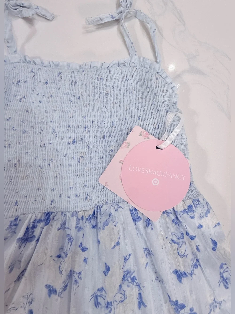Loveshackfancy X Target Girls' Stella Budding Florals Tiered Maxi Dress